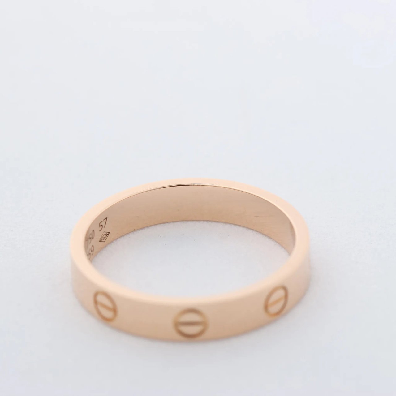 Cartier Cartier Mini Love Ring 750(PG) 4.7g 57 HJ4359 Goud