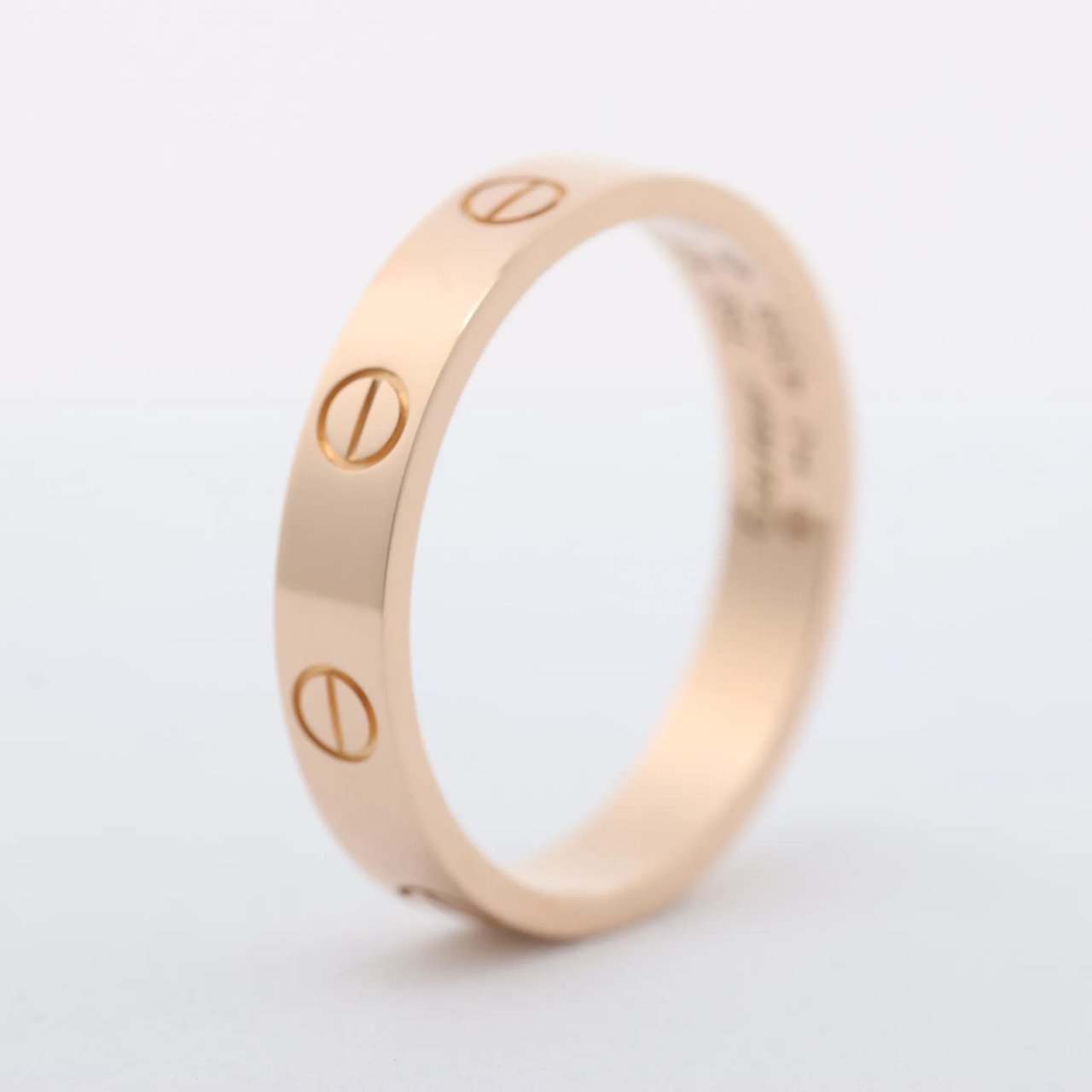 Cartier Cartier Mini Love Ring 750(PG) 4.7g 57 HJ4359 Goud