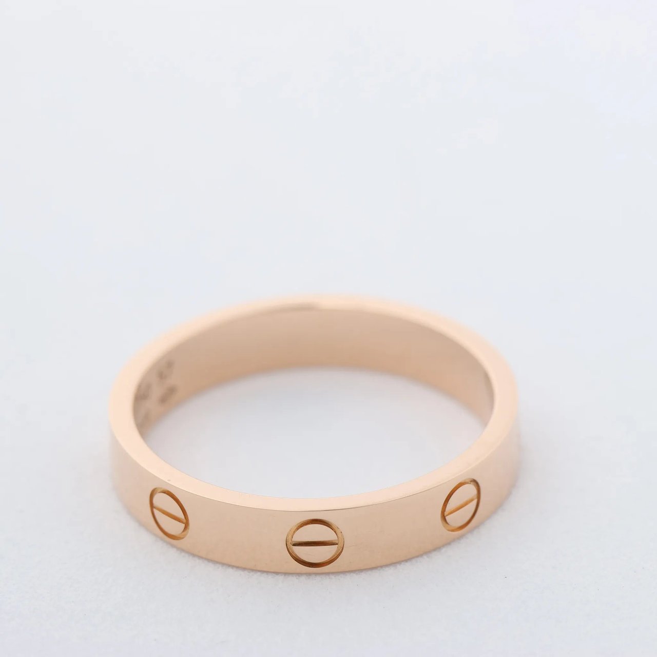 Cartier Cartier Mini Love Ring 750(PG) 4.7g 57 HJ4359 Goud
