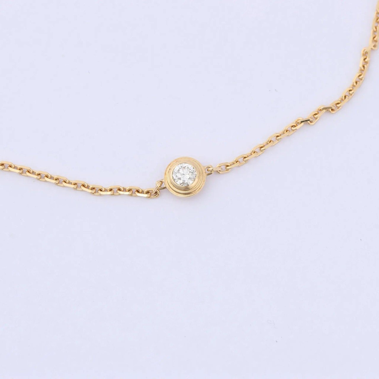 Cartier Cartier D'amour XS diamond Bracelet 750(YG) 1.4g QQC093 CRB6045617 Goud