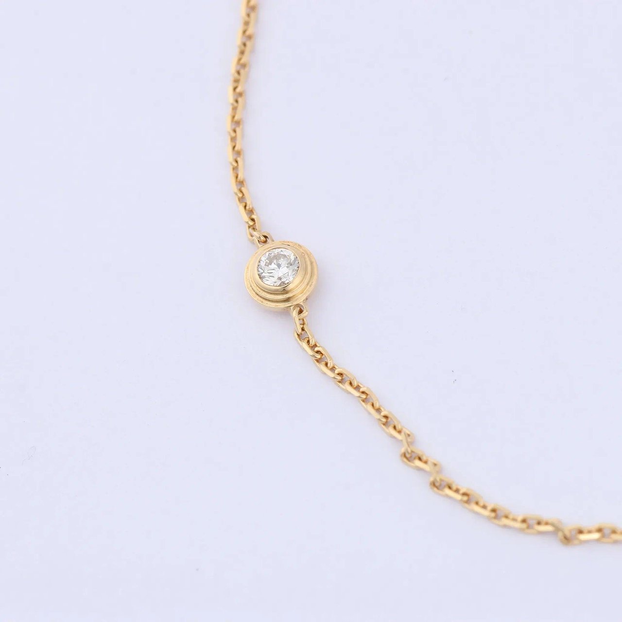 Cartier Cartier D'amour XS diamond Bracelet 750(YG) 1.4g QQC093 CRB6045617 Goud