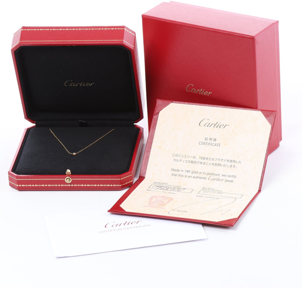 Cartier Cartier Damenuhr XS Diamond Necklace 750(YG) 2.2g CRB7224517 Divers