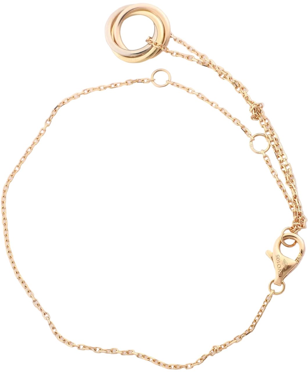 Cartier Cartier Sweet Trinity Bracelet 750(YG×PG×WG) 2.1g EVO105 Goud