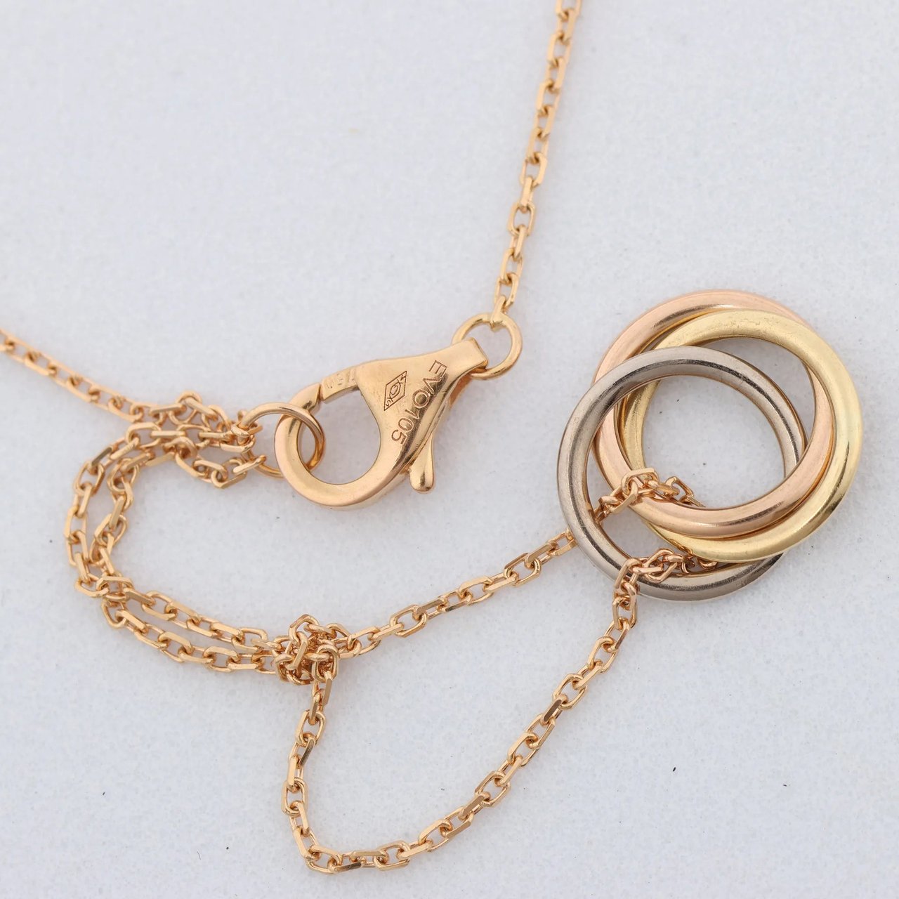 Cartier Cartier Sweet Trinity Bracelet 750(YG×PG×WG) 2.1g EVO105 Goud