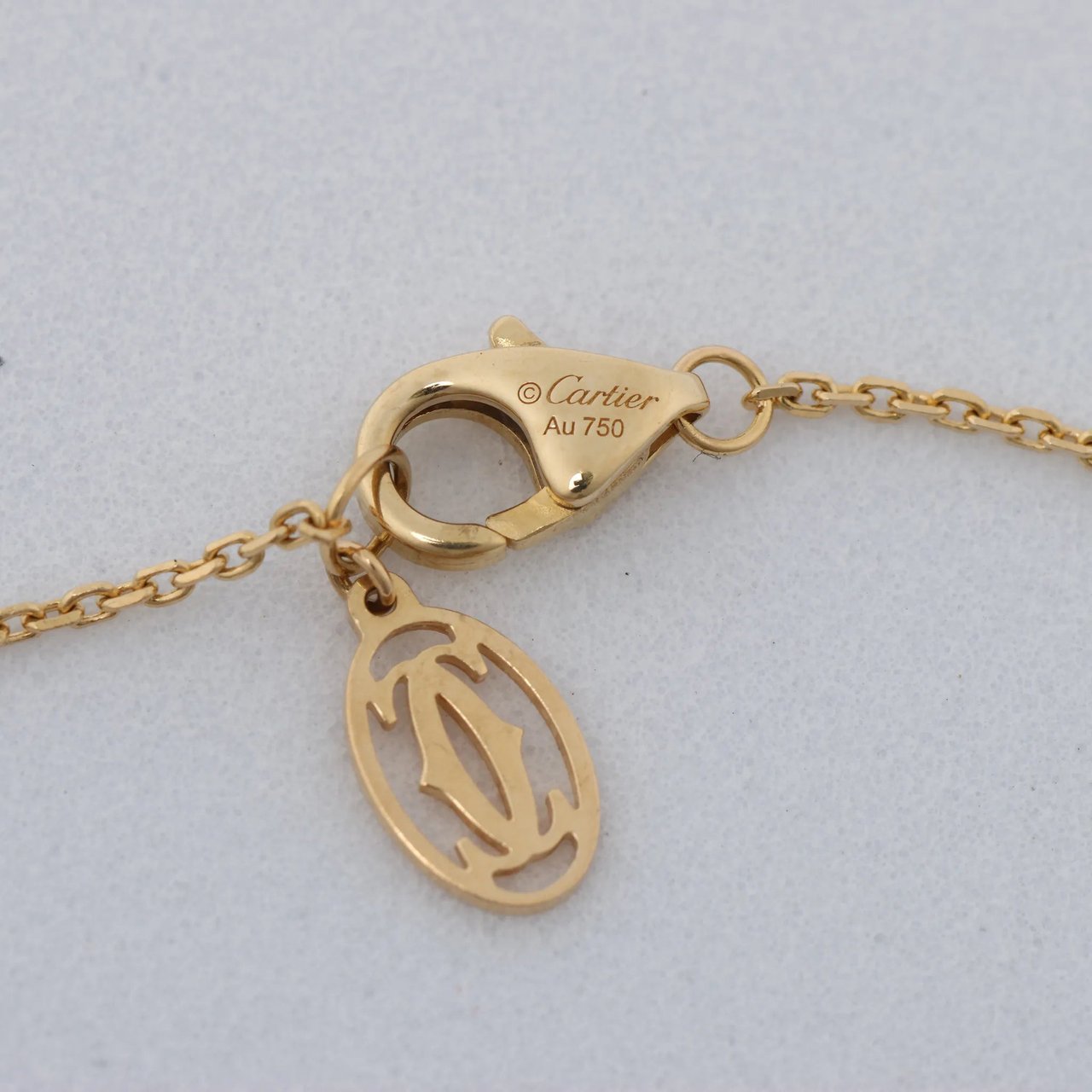 Cartier Cartier D'amour XS diamond Bracelet 750(YG) 1.4g XWG487 Goud