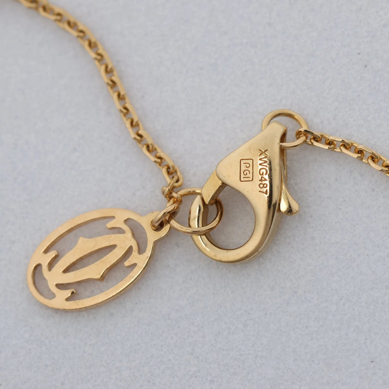 Cartier Cartier D'amour XS diamond Bracelet 750(YG) 1.4g XWG487 Goud