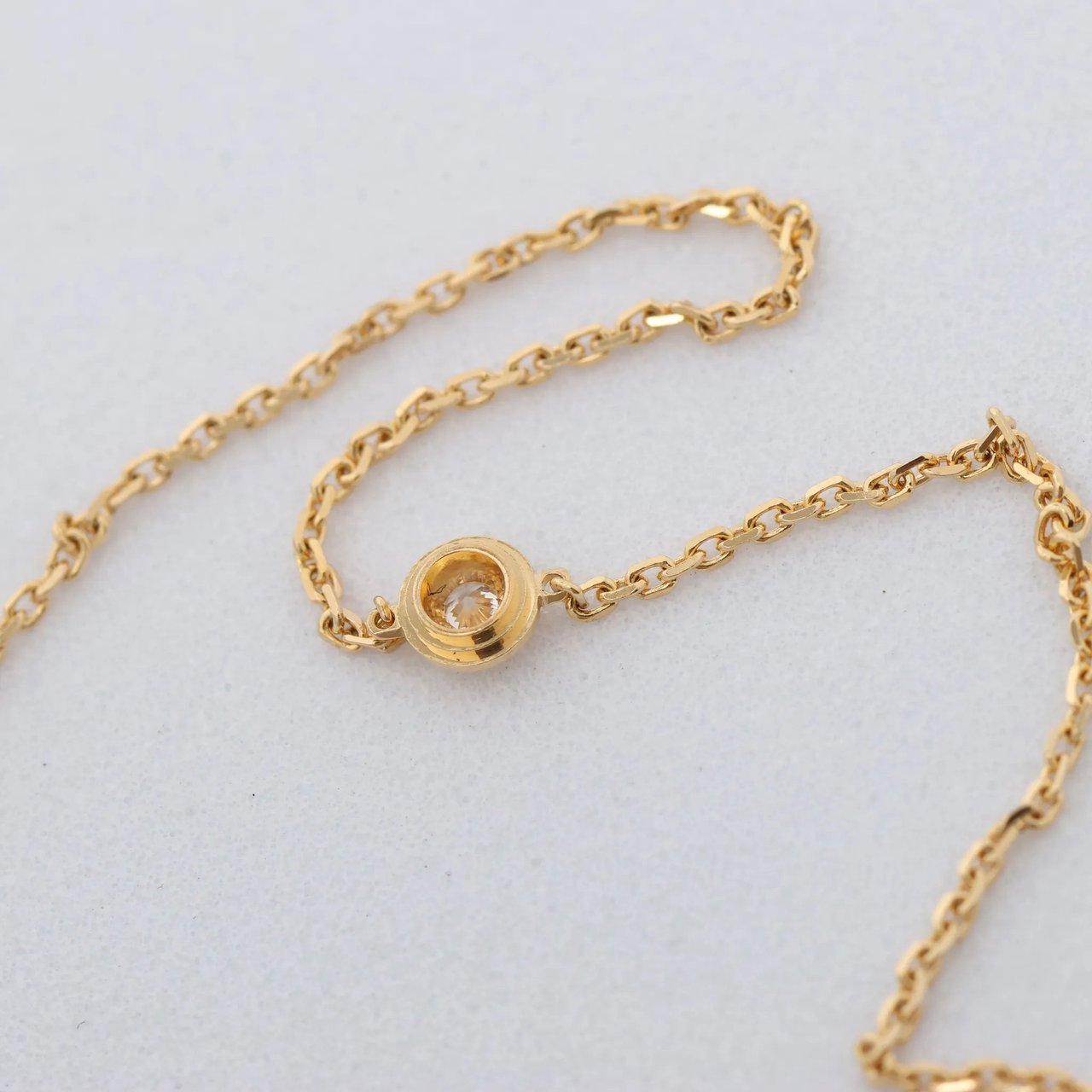 Cartier Cartier D'amour XS diamond Bracelet 750(YG) 1.4g XWG487 Goud