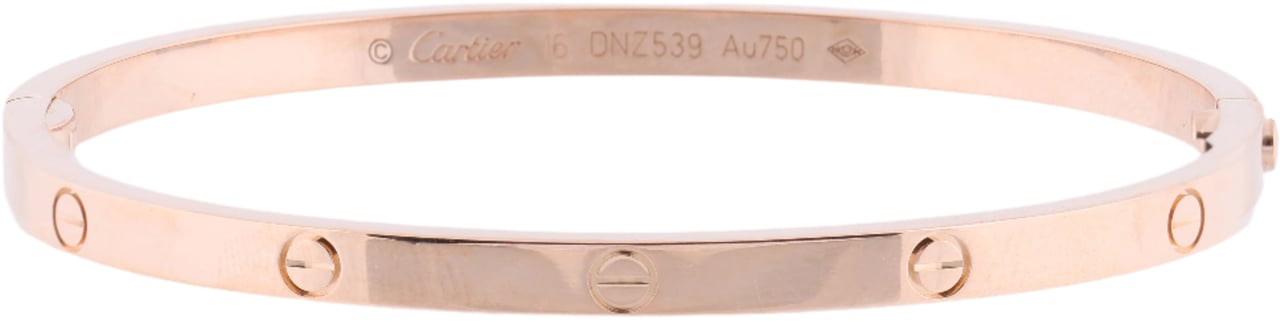 Cartier Cartier Love SM Bracelet 750(PG) 16.8g 16 Divers