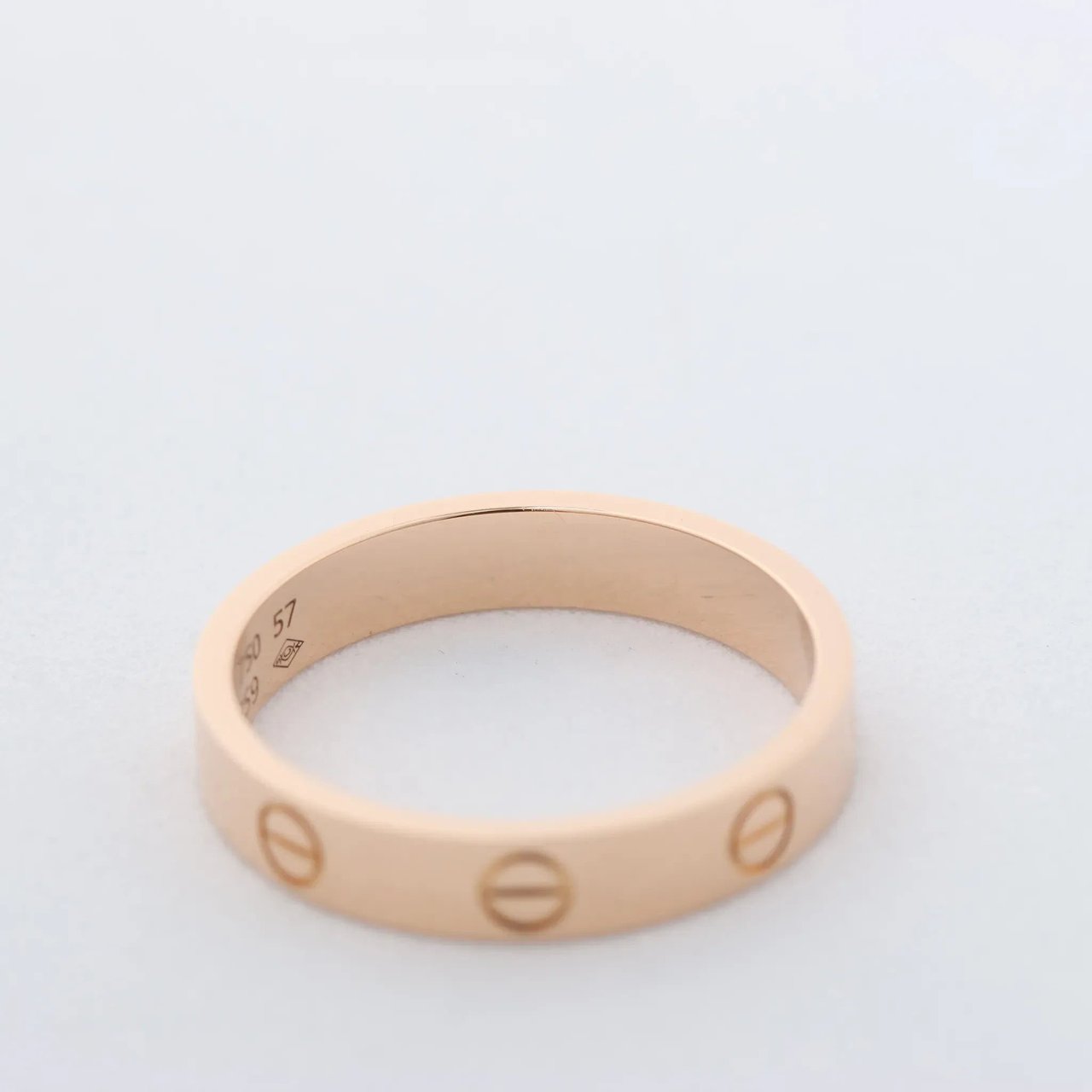 Cartier Cartier Mini Love Ring 750(PG) 4.7g 57 HJ4359 Goud