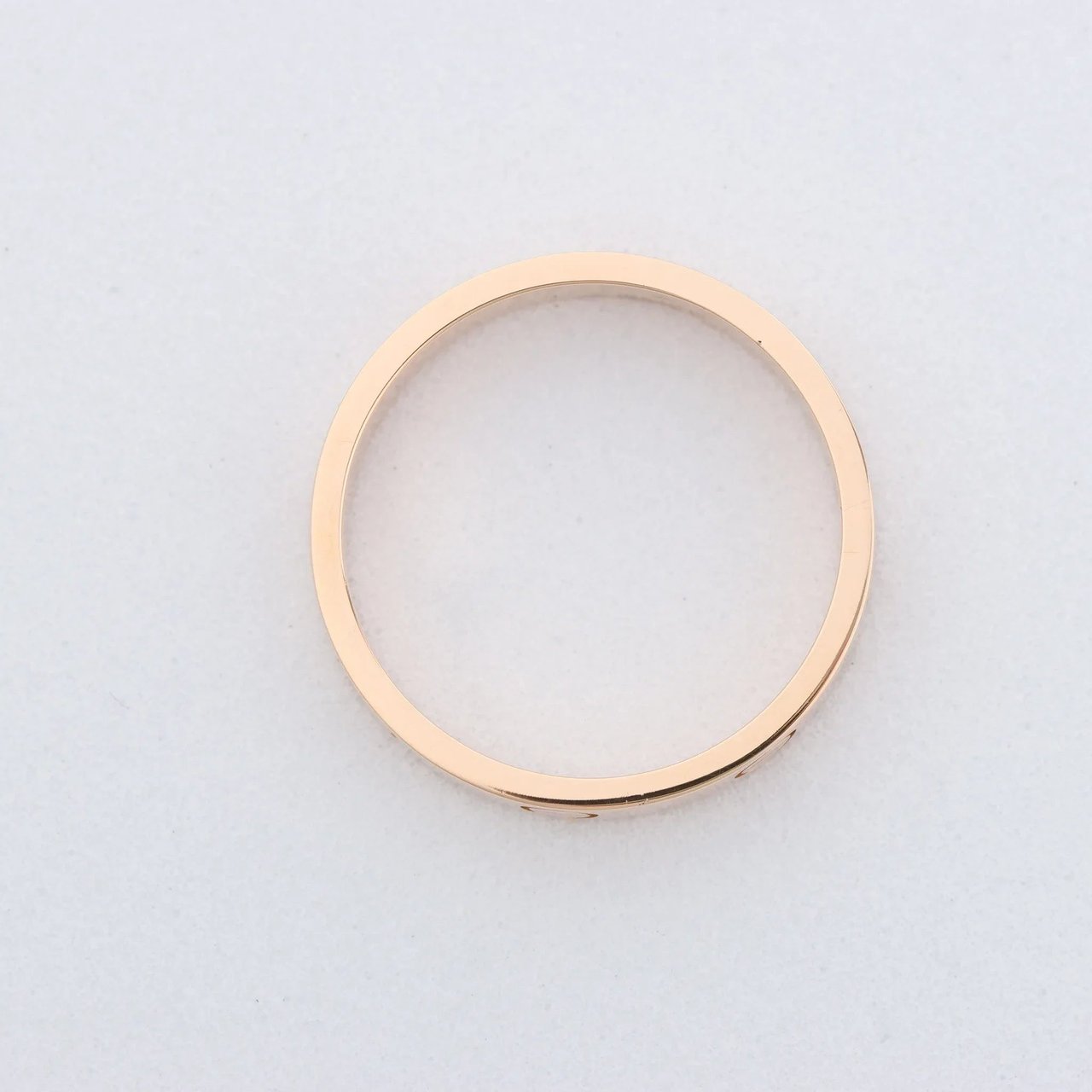 Cartier Cartier Mini Love Ring 750(PG) 4.7g 57 HJ4359 Goud