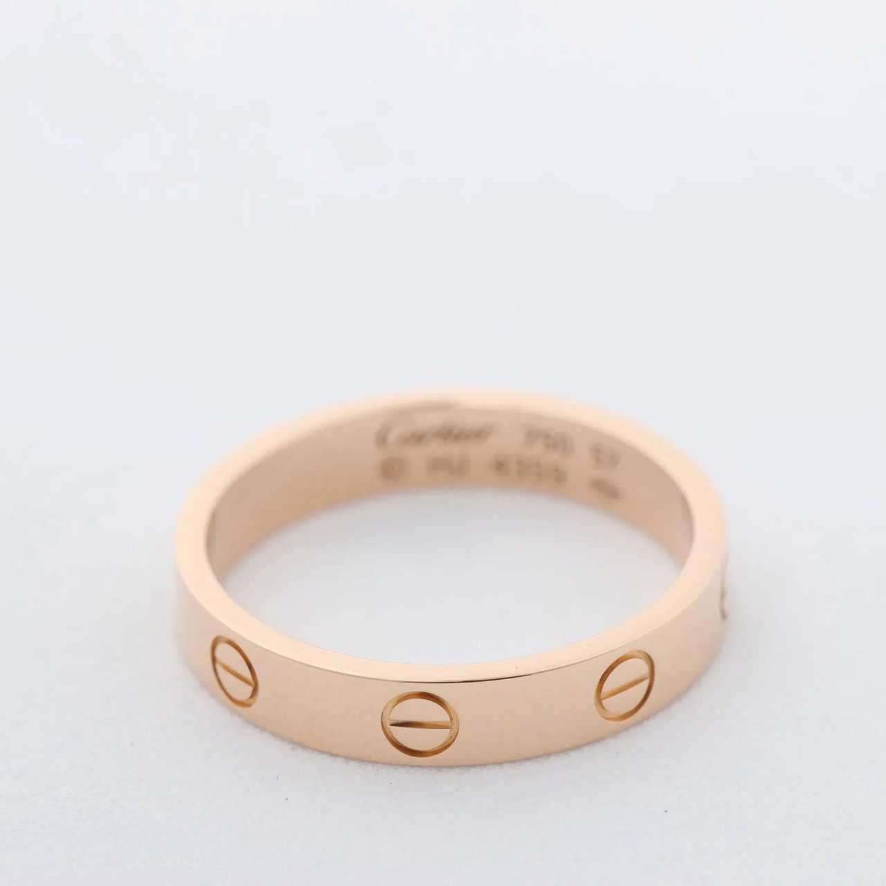 Cartier Cartier Mini Love Ring 750(PG) 4.7g 57 HJ4359 Goud