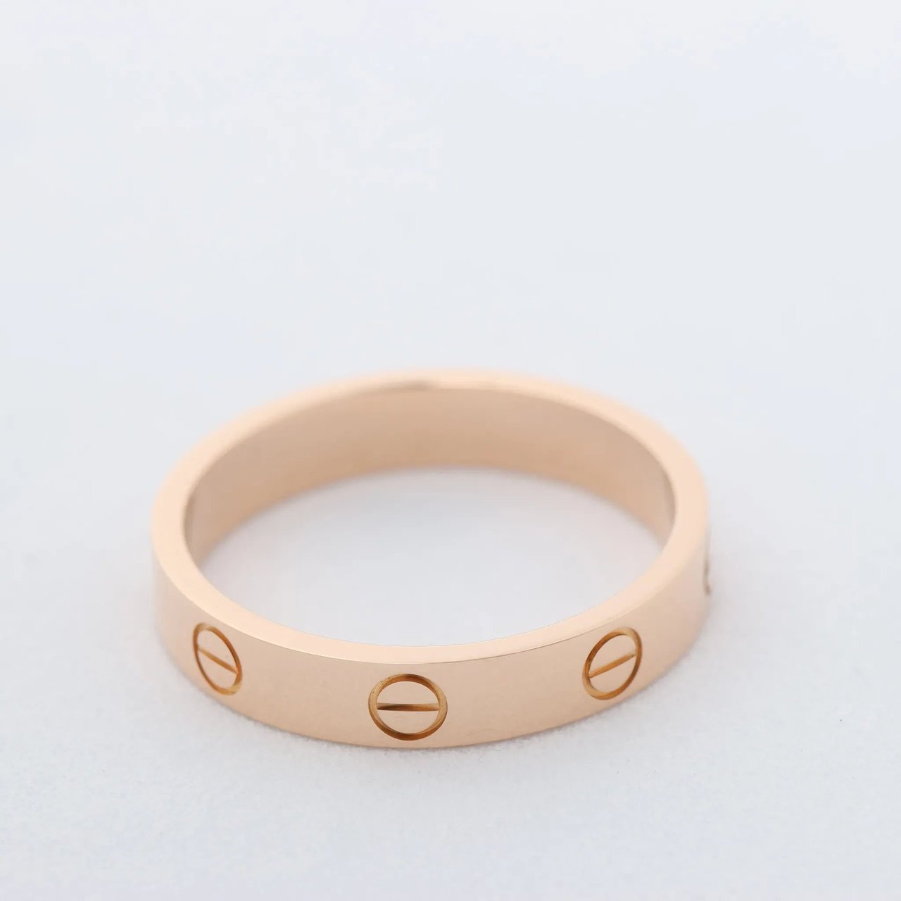 Cartier Cartier Mini Love Ring 750(PG) 4.7g 57 HJ4359 Goud