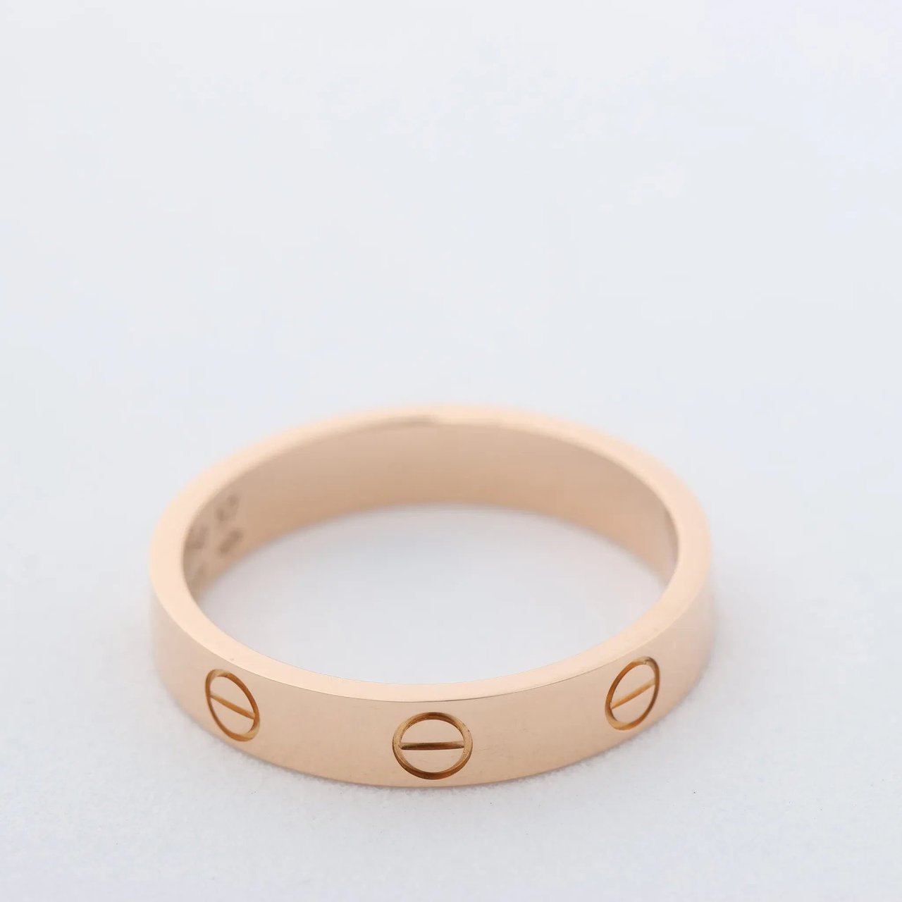 Cartier Cartier Mini Love Ring 750(PG) 4.7g 57 HJ4359 Goud