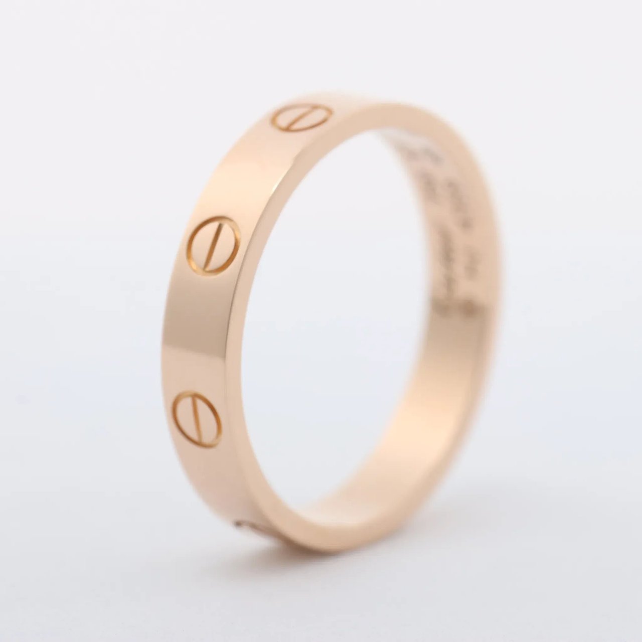 Cartier Cartier Mini Love Ring 750(PG) 4.7g 57 HJ4359 Goud