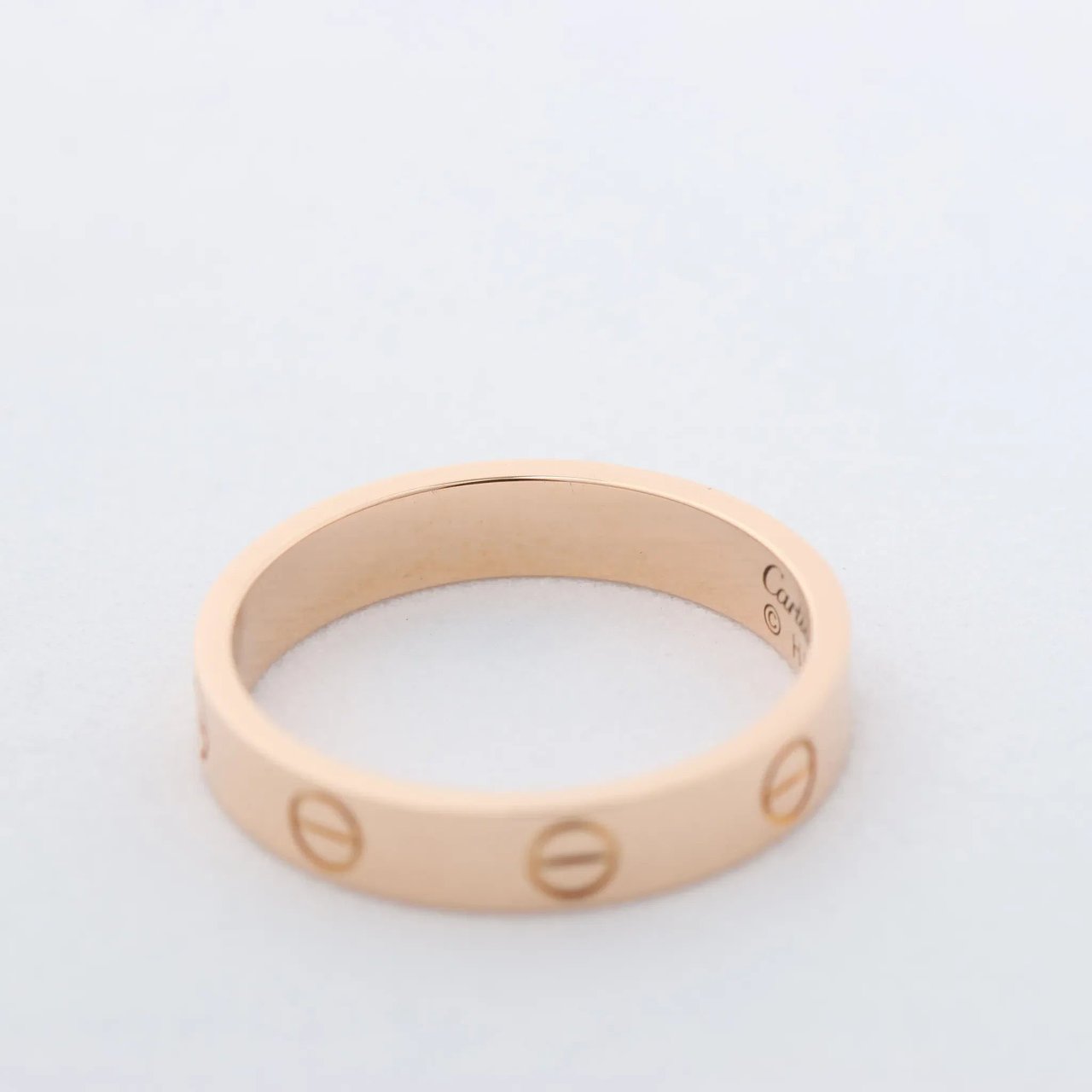 Cartier Cartier Mini Love Ring 750(PG) 4.7g 57 HJ4359 Goud