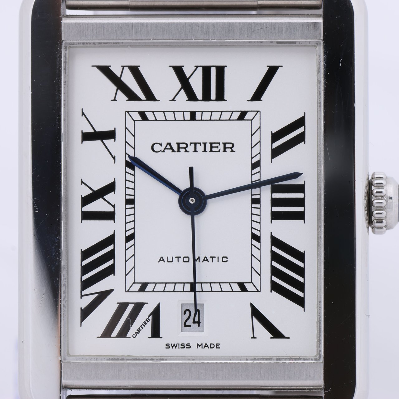 Cartier Cartier Tank Solo W5200028 3515780917TX SS AT Silver-Face Watch Zilver
