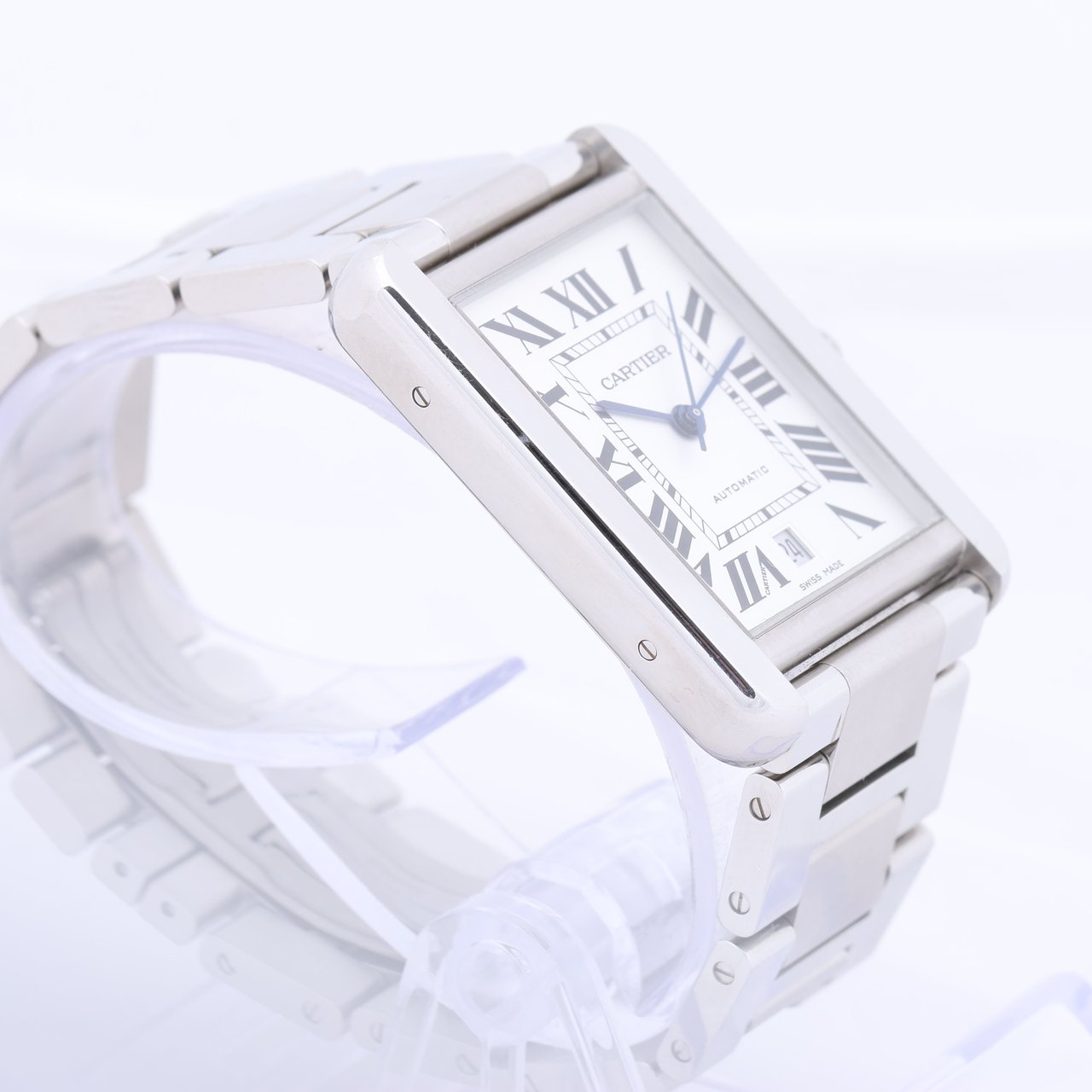 Cartier Cartier Tank Solo W5200028 3515780917TX SS AT Silver-Face Watch Zilver