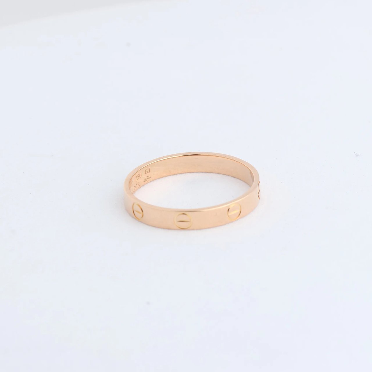 Cartier Cartier Mini Love Ring 750(YG) 3.1g 61 IS8993 Goud