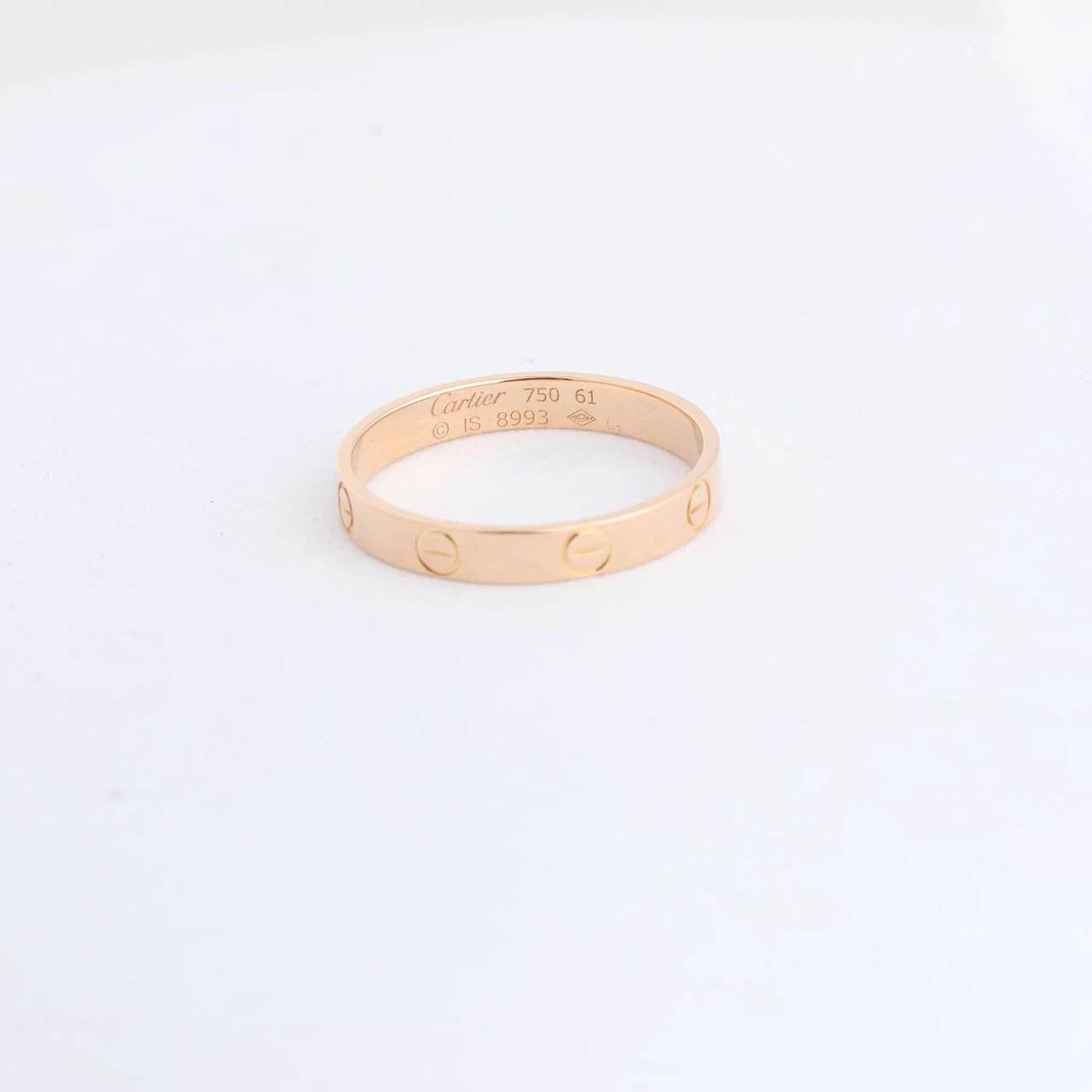 Cartier Cartier Mini Love Ring 750(YG) 3.1g 61 IS8993 Goud