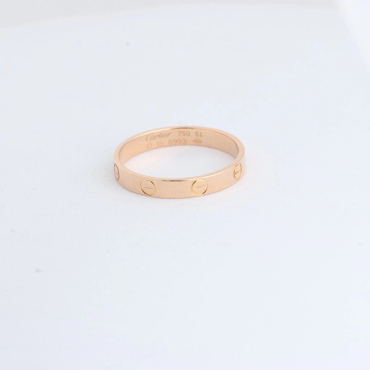 Cartier Cartier Mini Love Ring 750(YG) 3.1g 61 IS8993 Goud