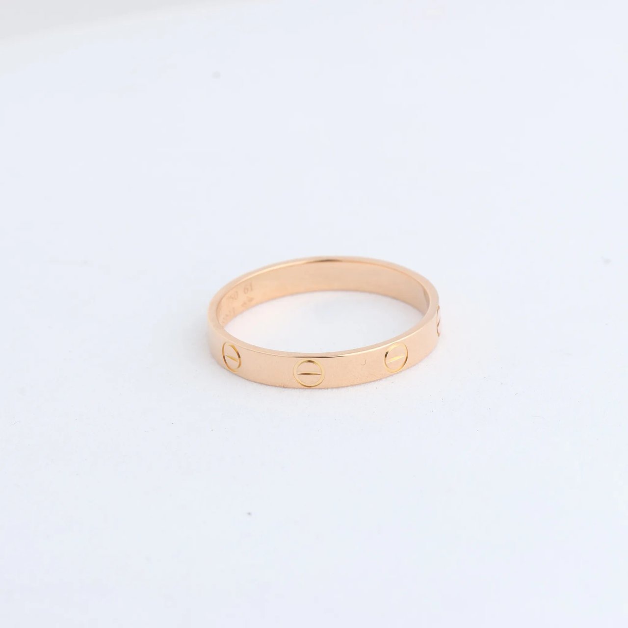 Cartier Cartier Mini Love Ring 750(YG) 3.1g 61 IS8993 Goud