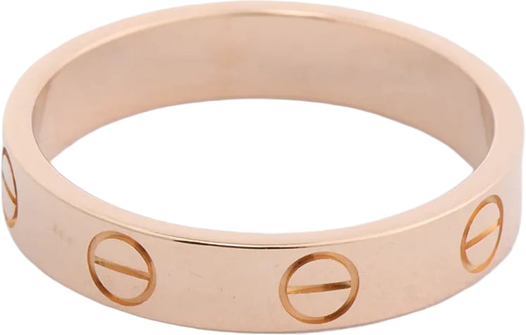 Cartier Cartier Mini Love Ring 750(PG) 3.2g 51 QVO496 Goud
