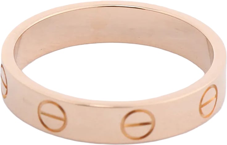 Cartier Cartier Mini Love Ring 750(PG) 3.2g 51 QVO496 Goud