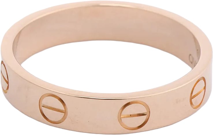 Cartier Cartier Mini Love Ring 750(PG) 3.2g 51 QVO496 Goud