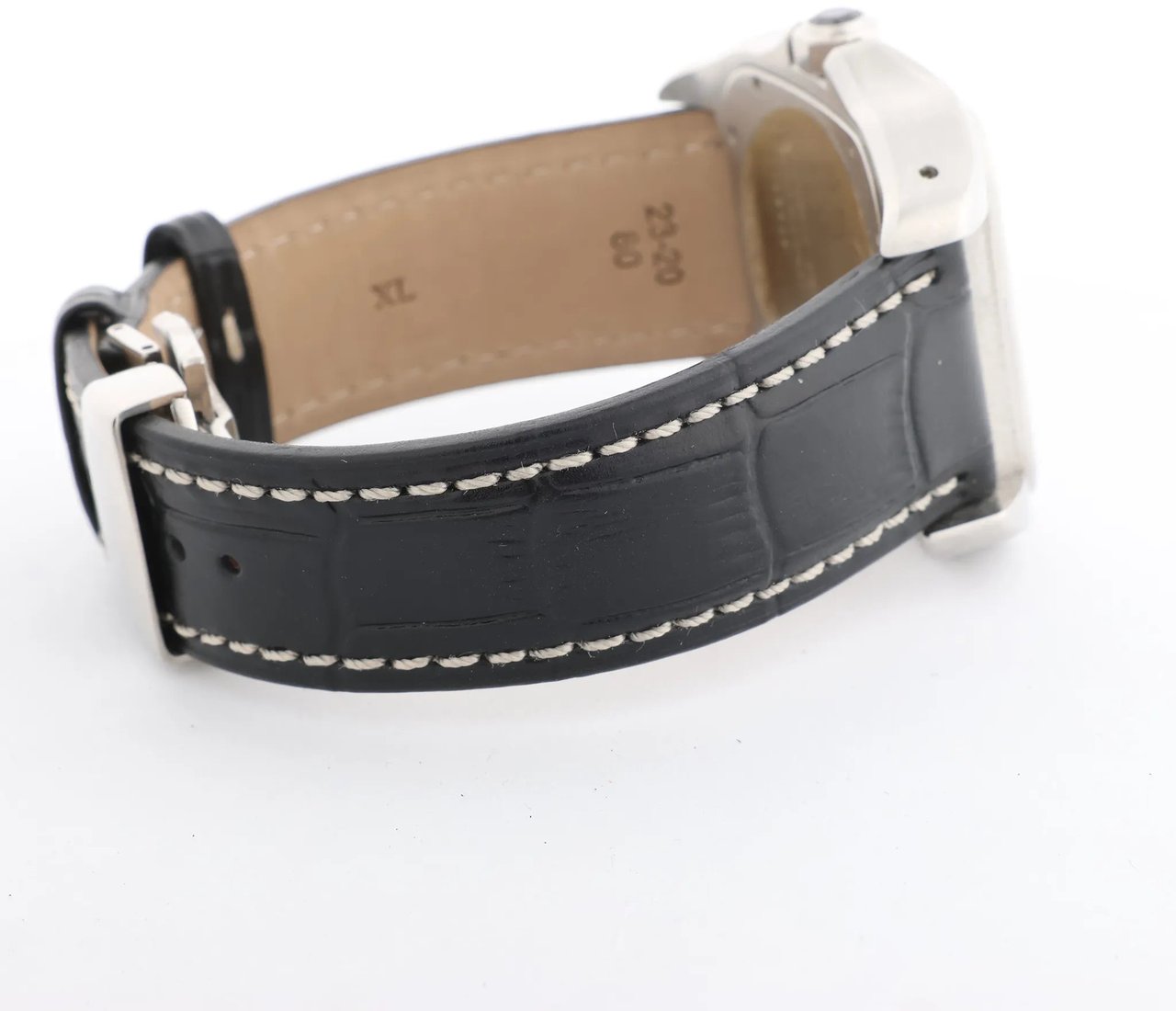 Cartier Santos 100 W20076X8 2656733456CE SS AT Watch with White Dial Divers