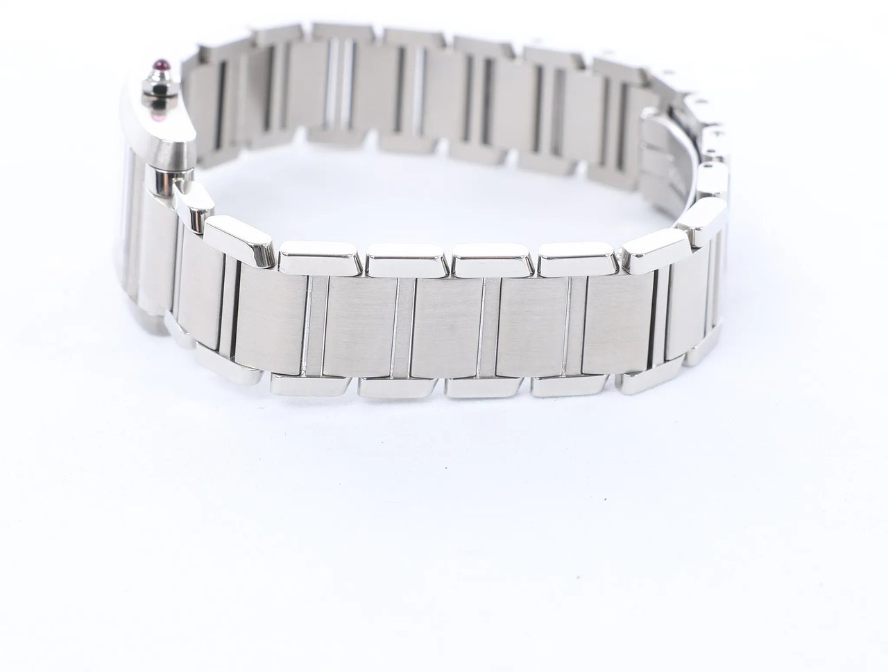 Cartier Cartier Tank Francaise SM W51030Q3 SS QZ Watch with Pink Dial Roze