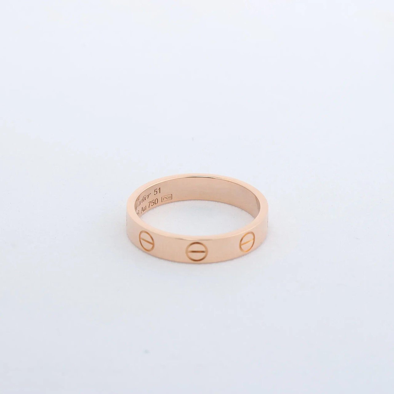 Cartier Cartier Mini Love Ring 750(PG) 3.2g 51 QVO496 Divers