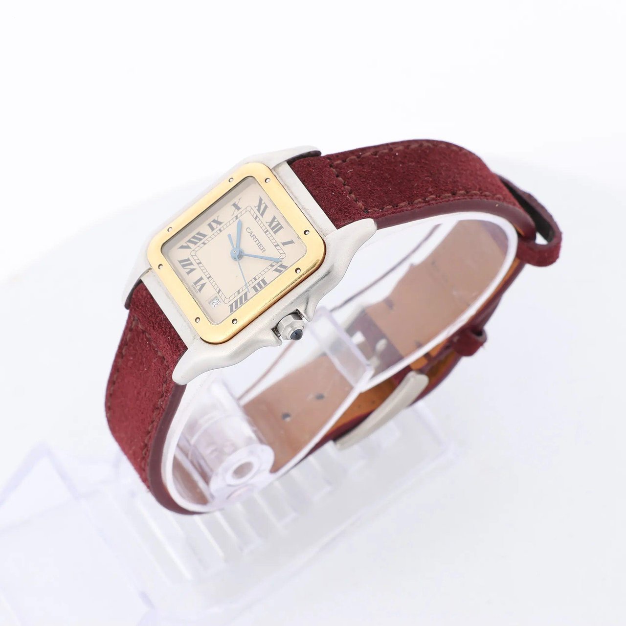 Cartier Cartier Panthère W25028B6 187949007444 SS×YG QZ Watch with Beige Dial Beige