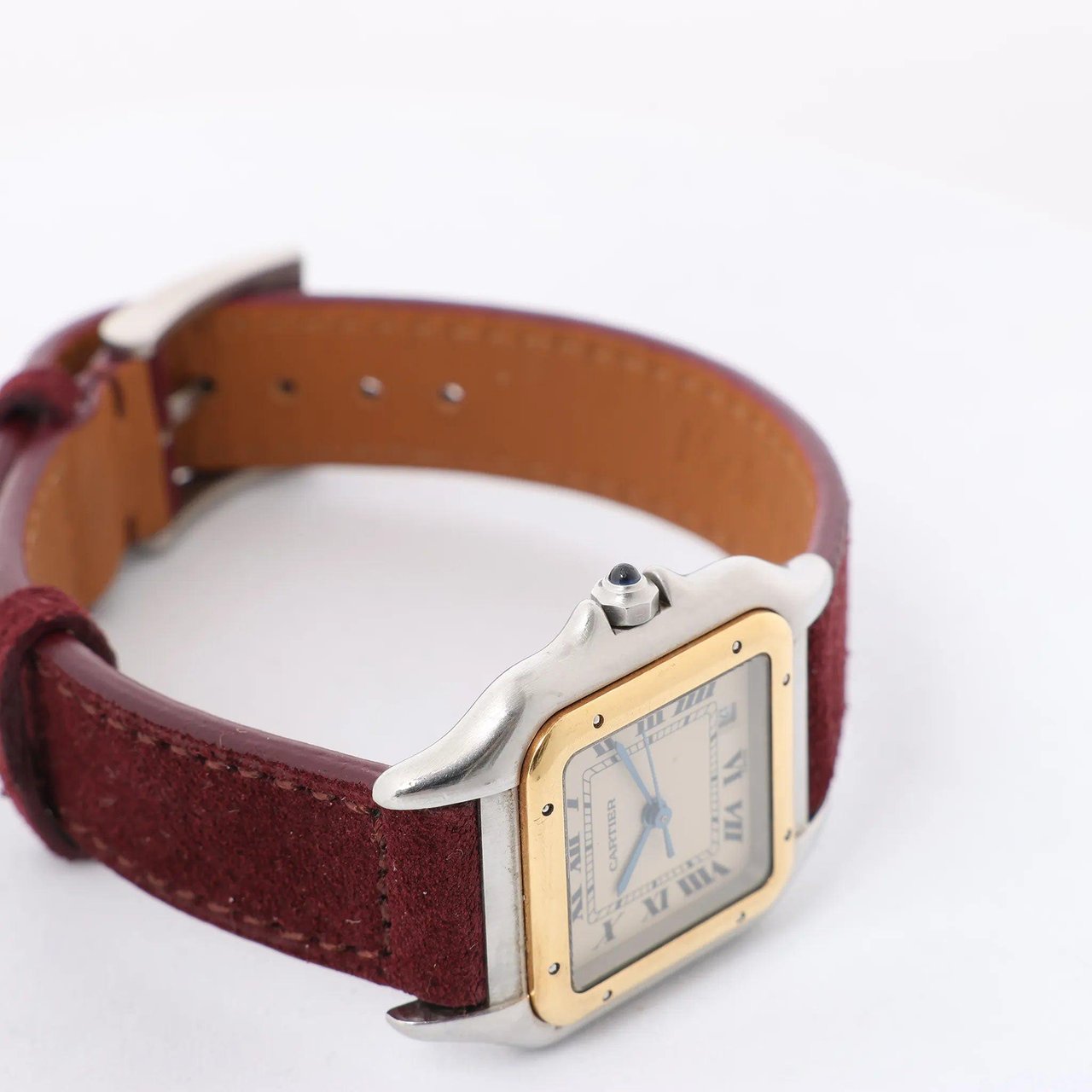 Cartier Cartier Panthère W25028B6 187949007444 SS×YG QZ Watch with Beige Dial Beige