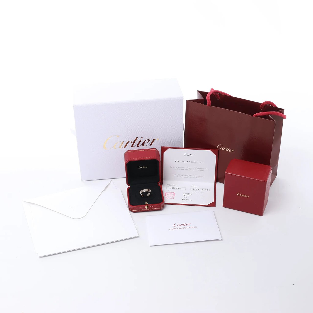 Cartier Love SM Ring 750(WG) 69 EU VAW054 Divers