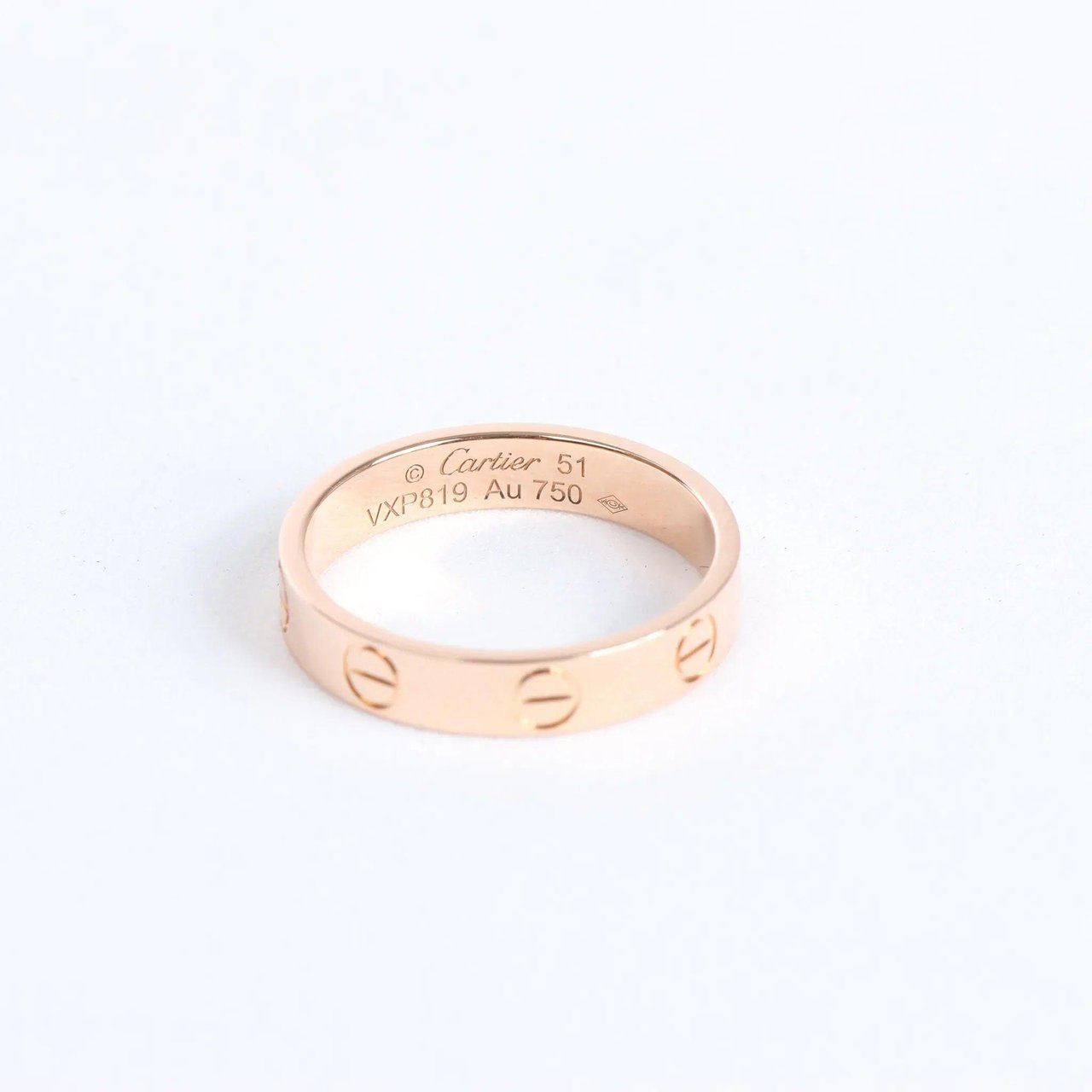 Cartier Mini Love Ring 750(YG) 3.1g 51 VXP819 Goud