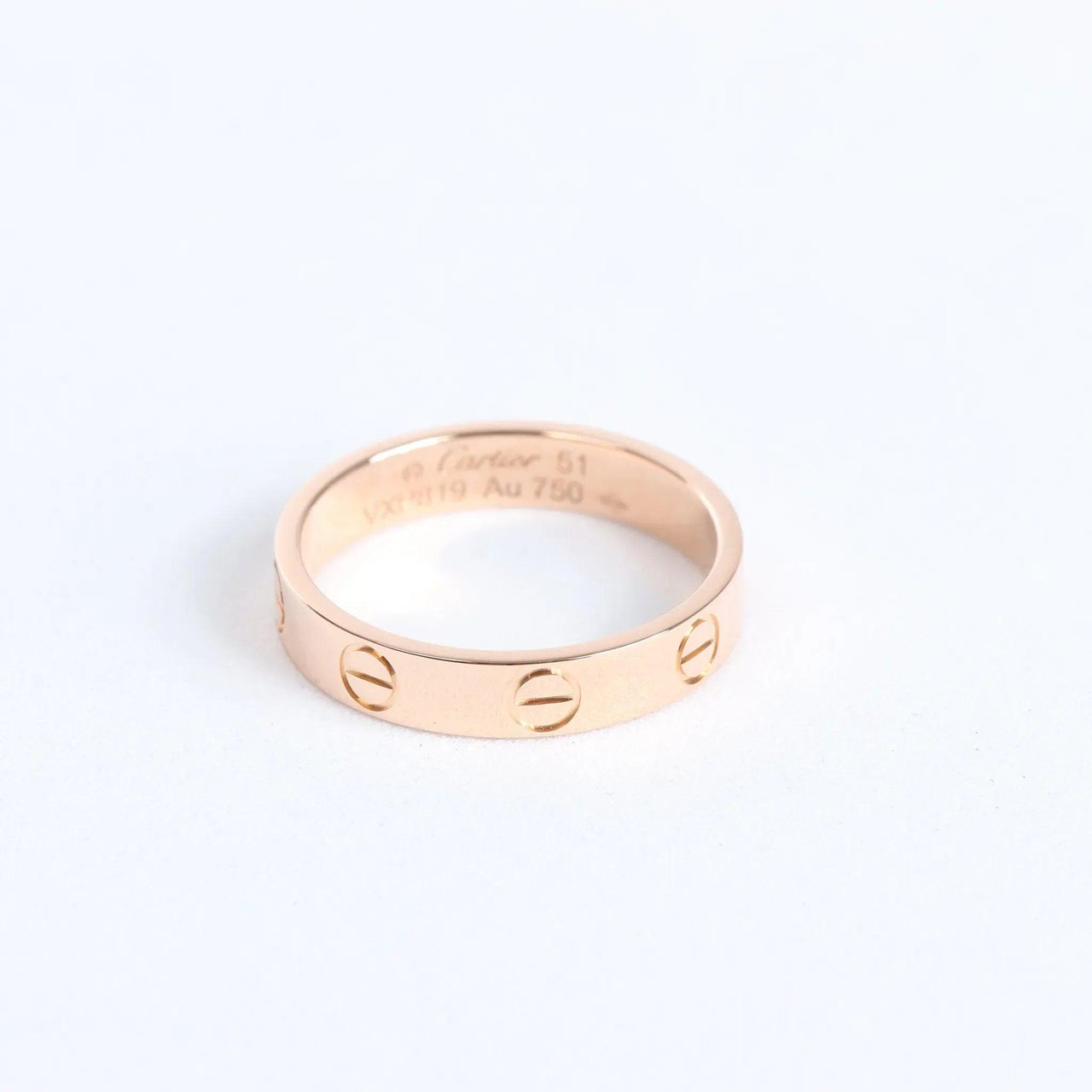 Cartier Mini Love Ring 750(YG) 3.1g 51 VXP819 Goud