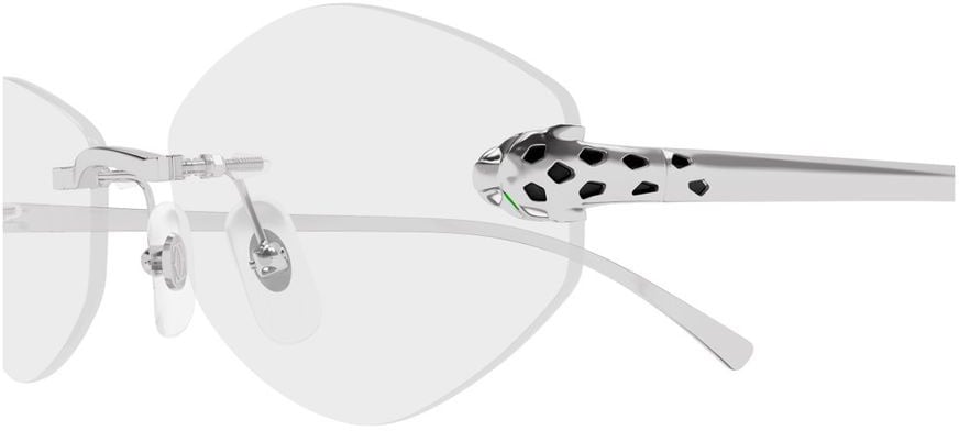Cartier Ct0637o Rimless Eyeglasses Wit