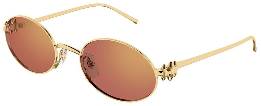 Cartier Ct0644s Oval Shaped Sunglasses Bruin