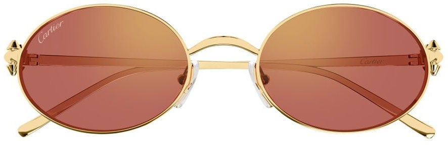 Cartier Ct0644s Oval Shaped Sunglasses Bruin