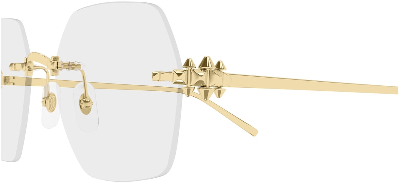 Cartier Ct0646o Rimless Sunglasses Wit