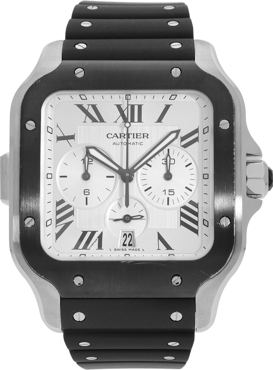 Cartier Santos Zilver