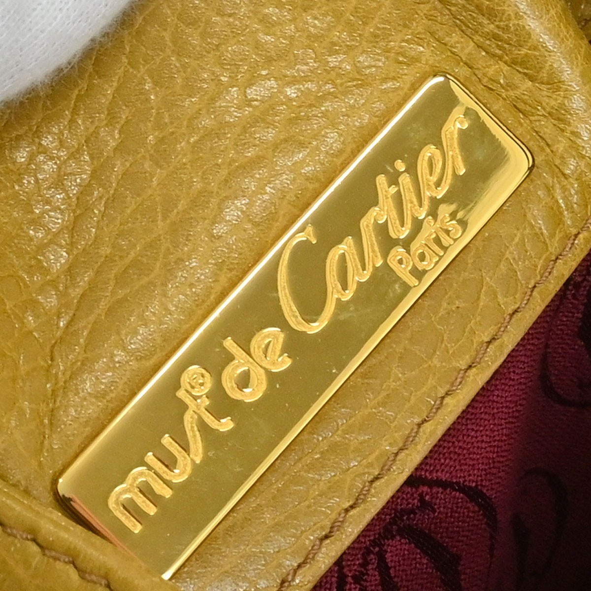 Cartier cartier Must de Cartier seau Leather Geel