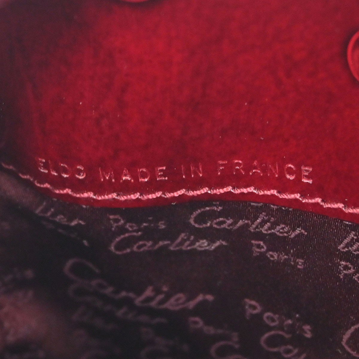 Cartier cartier Happy birthday backpack Patent leather Divers