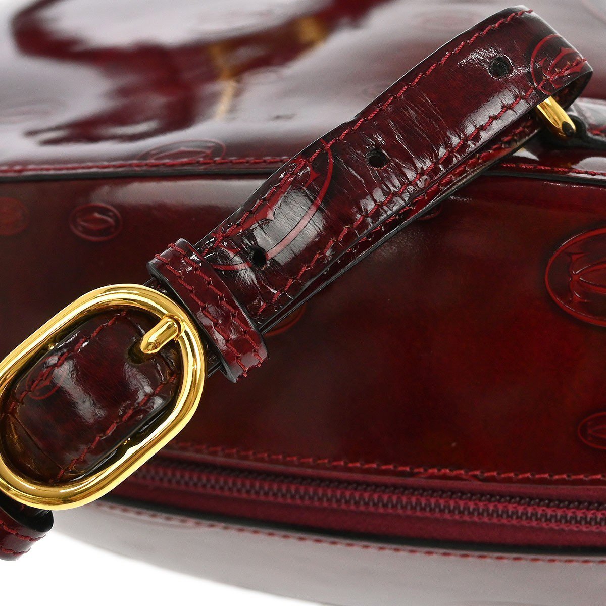 Cartier cartier Happy birthday backpack Patent leather Divers