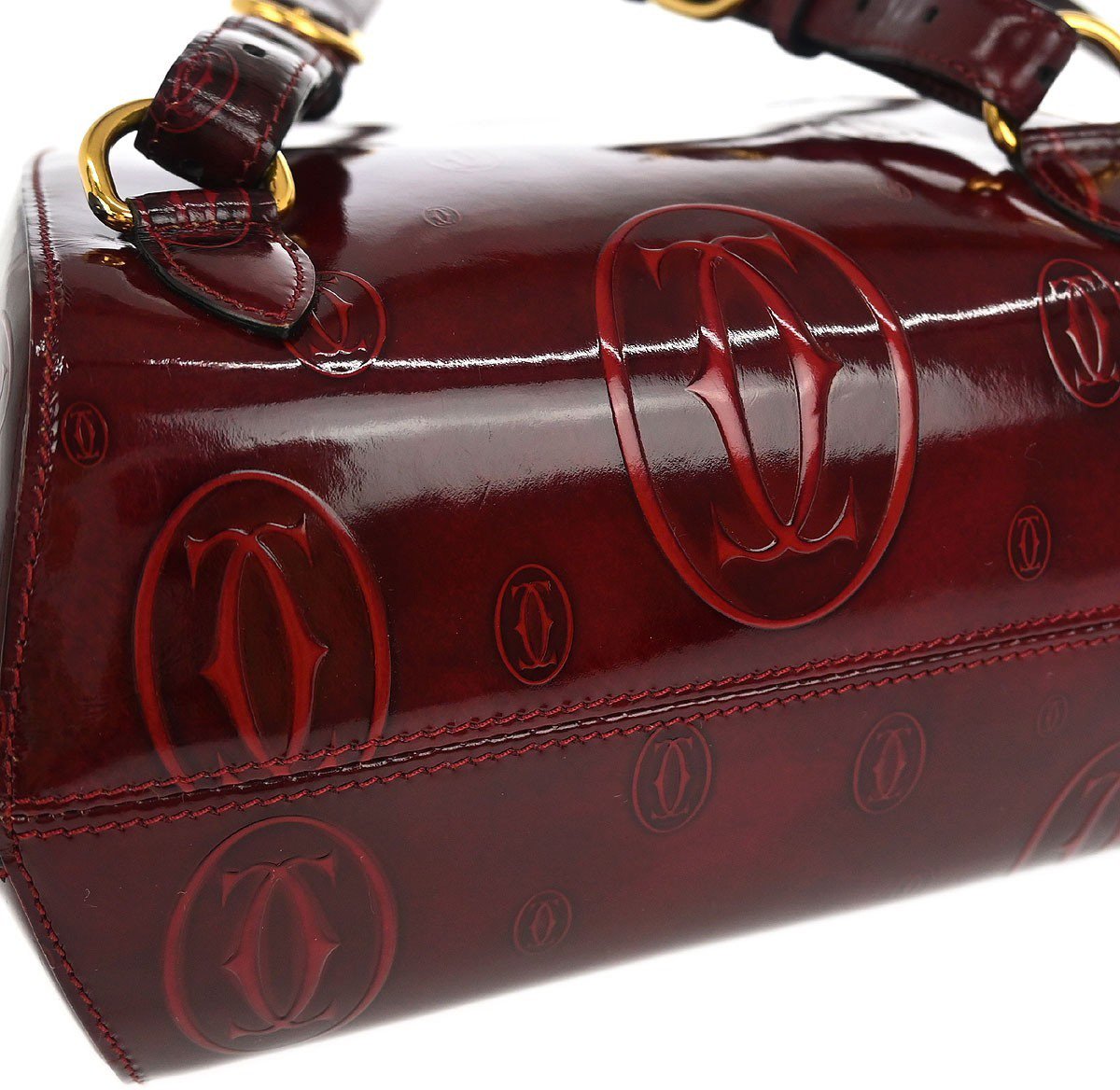 Cartier cartier Happy birthday backpack Patent leather Divers