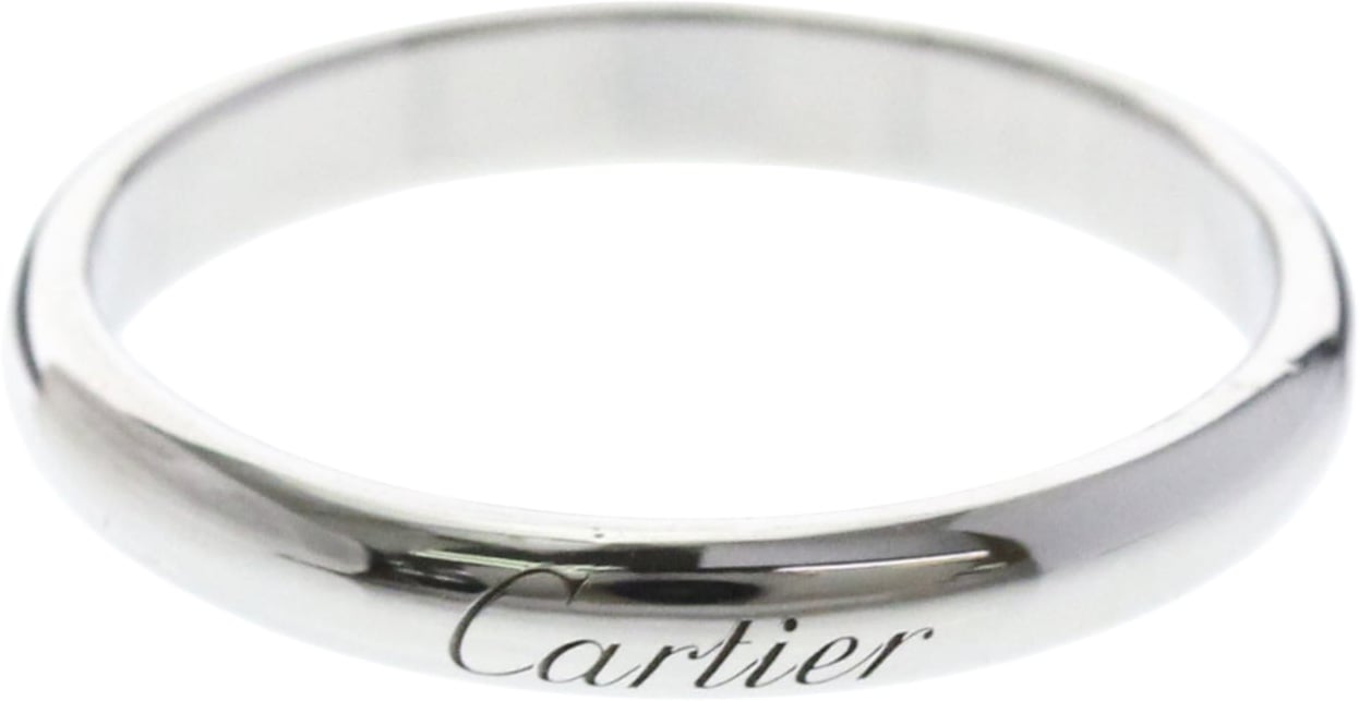 Cartier 1895 Wedding Band Platinum 3 mm Zilver