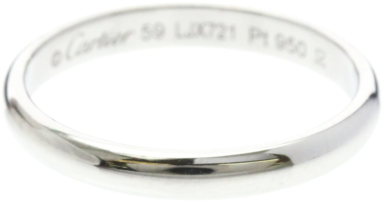 Cartier 1895 Wedding Band Platinum 3 mm Zilver