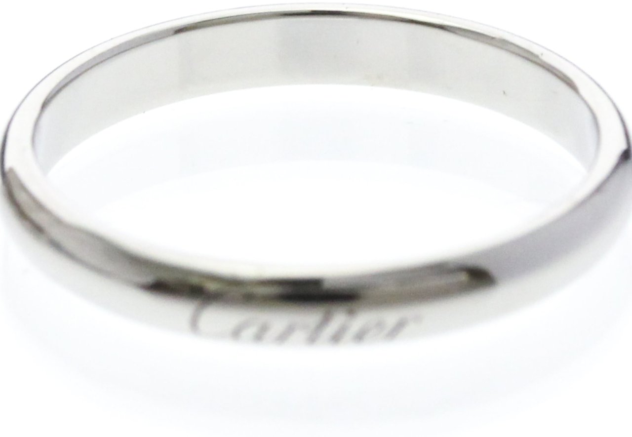 Cartier 1895 Wedding Band Platinum 3 mm Zilver