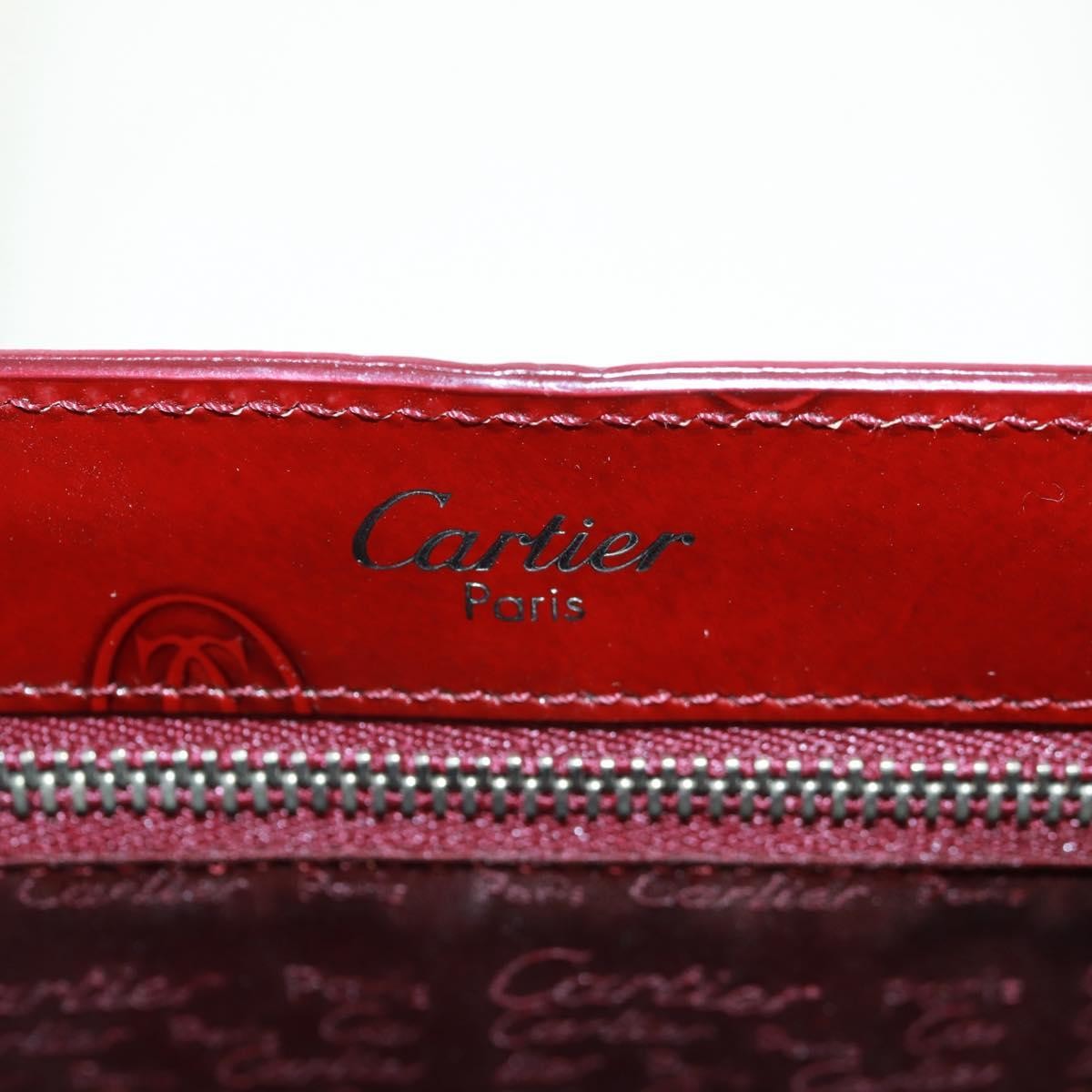 Cartier cartier Happy Birthday Handbag Patent Leather Navy