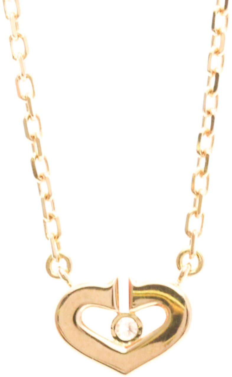 Cartier C Heart de Cartier Pendant 18K Rose Gold with Diamond XS Goud